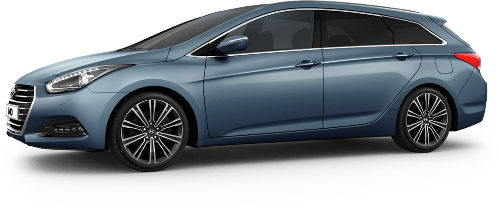 Boční pohled na vůz Hyundai i40 kombi